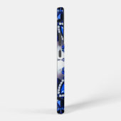 Samsung Galaxy S22 Plus Coque Bleu Bleu Blanc (Côté droit)