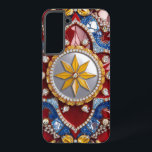 Samsung Galaxy S22 Plus Coque Couleurs colombienne<br><div class="desc">Protégez et personnalisez votre Samsung Galaxy S22 Plus avec notre coque étonnant avec des couleurs colombiennes dans un design abstrait 3D dynamique, rehaussé d'une représentation de pierres précieuses. Inspiré par les teintes riches et audacieuses du drapeau colombien, ce coque combine le jaune, le bleu et le rouge dans une composition...</div>