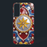 Samsung Galaxy S22 Plus Coque Couleurs colombienne<br><div class="desc">Protégez et personnalisez votre Samsung Galaxy S22 Plus avec notre coque étonnant avec des couleurs colombiennes dans un design abstrait 3D dynamique, rehaussé d'une représentation de pierres précieuses. Inspiré par les teintes riches et audacieuses du drapeau colombien, ce coque combine le jaune, le bleu et le rouge dans une composition...</div>