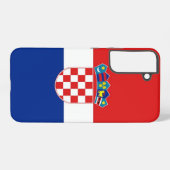 Samsung Galaxy S22 Plus Coque Drapeau de Croatie (Verso Horizontal)