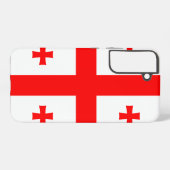 Samsung Galaxy S22 Plus Coque Drapeau de Géorgie (Verso Horizontal)