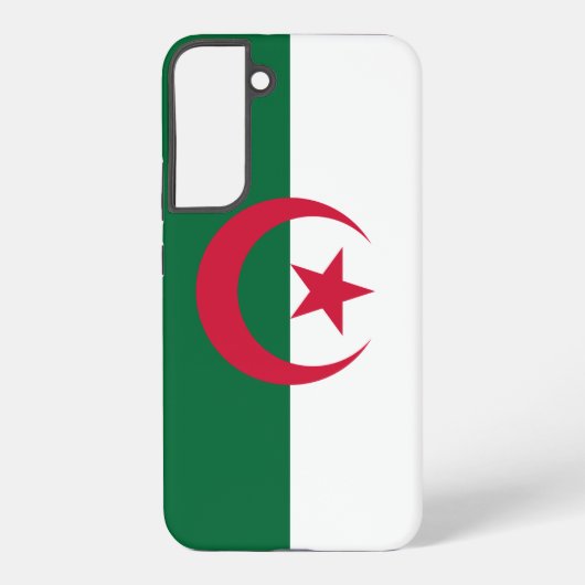 Samsung Galaxy S22 Plus Coque Drapeau de l'Algérie (Verso)