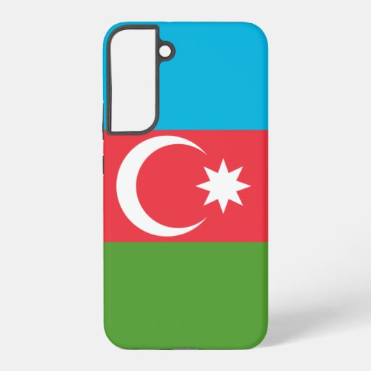 Samsung Galaxy S22 Plus Coque Drapeau de l'Azerbaï (Verso)