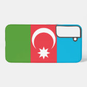 Samsung Galaxy S22 Plus Coque Drapeau de l'Azerbaï (Verso Horizontal)