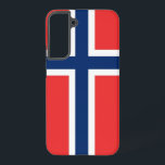 Samsung Galaxy S22 Plus Coque Drapeau de Norvège<br><div class="desc">Ajoutez une touche de fierté norvégienne à votre Samsung Galaxy S22 Plus avec notre couverture téléphonique exclusive avec le drapeau frappant de la Norvège. Réalisée avec précision et passion, cette couverture protège non seulement votre téléphone mais célèbre également le riche patrimoine culturel norvégien. Le dessin est orné de l'emblématique croix...</div>