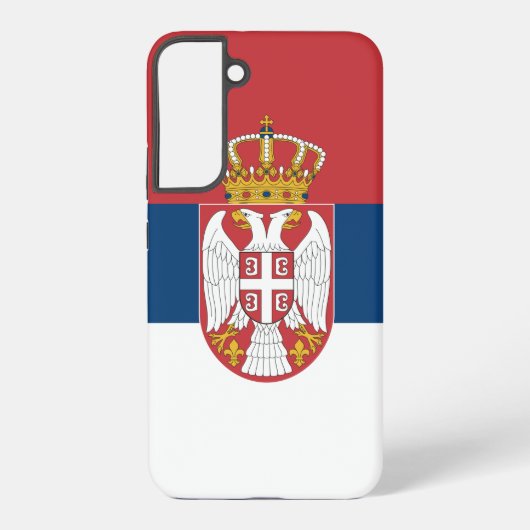 Samsung Galaxy S22 Plus Coque Drapeau de Serbie (Verso)