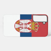 Samsung Galaxy S22 Plus Coque Drapeau de Serbie (Verso Horizontal)