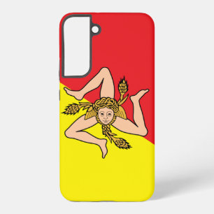 Samsung Galaxy S22 Plus Coque Drapeau de Sicile, I