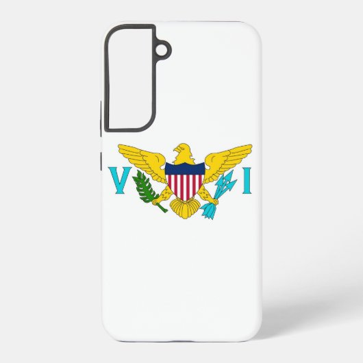Samsung Galaxy S22 Plus Coque Drapeau de Virgin Is (Verso)