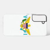 Samsung Galaxy S22 Plus Coque Drapeau de Virgin Is (Verso Horizontal)