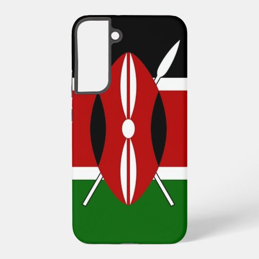 Samsung Galaxy S22 Plus Coque Drapeau du Kenya Des (Verso)