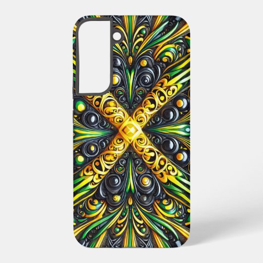 Samsung Galaxy S22 Plus couleurs jamaïcaines Coque (Verso)