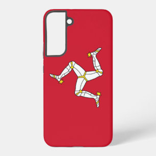 Samsung Galaxy S22 Plus Hoes Vlag van Isle of Man Hoesje