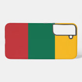 Samsung Galaxy S22 Plus Hoesje Vlag van Litouwen (Achterkant horizontaal)