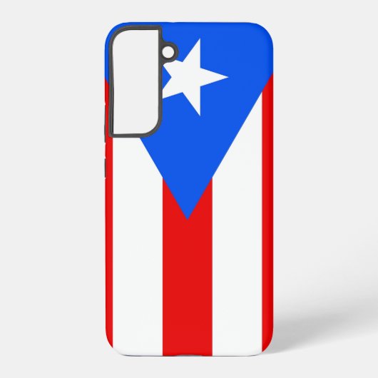 Samsung Galaxy S22 Plus Hoesje Vlag van Puerto Ric (Achterkant)