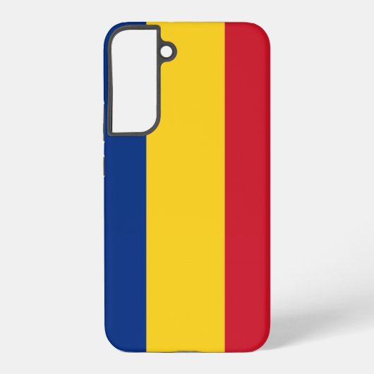 Samsung Galaxy S22 Plus Hoesje Vlag van Roemenië (Achterkant)