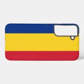 Samsung Galaxy S22 Plus Hoesje Vlag van Roemenië (Achterkant horizontaal)