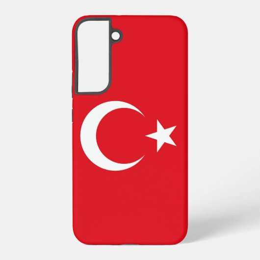 Samsung Galaxy S22 Plus Hoesje Vlag van Turkije (Achterkant)
