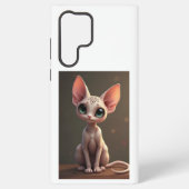 Samsung Galaxy S22 Ultra Cat Afbeelding Hoesje Samsung Galaxy Hoesje (Achterkant)