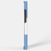 Samsung Galaxy S22 Ultra Coque avec drapeau argent (Côté droit)