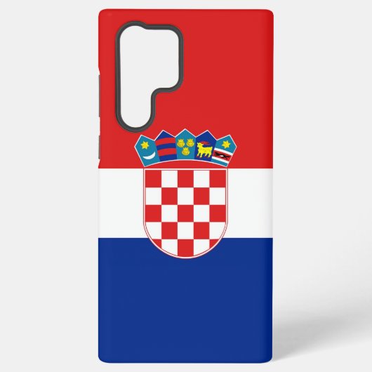 Samsung Galaxy S22 Ultra Coque avec drapeau de Cro (Verso)