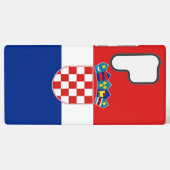 Samsung Galaxy S22 Ultra Coque avec drapeau de Cro (Verso Horizontal)