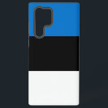 Samsung Galaxy S22 Ultra Coque avec drapeau Estoni<br><div class="desc">Protégez votre Samsung Galaxy S22 Ultra dans le style avec ce coque élégant avec le drapeau audacieux et élégant de l'Estonie. Le tricolore horizontal frappant de bleu, noir et blanc est affiché en évidence, symbolisant le ciel, le sol et l'aspiration nationale estoniens. Le design minimaliste garantit que le drapeau reste...</div>