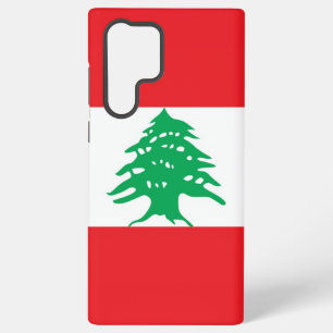 Samsung Galaxy S22 Ultra Coque avec drapeau Liban