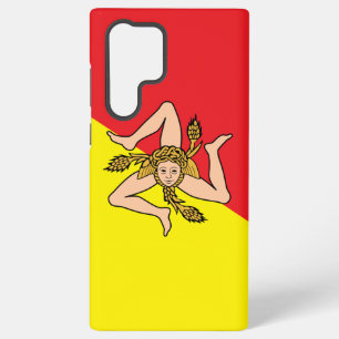 Samsung Galaxy S22 Ultra Coque avec drapeau Sicile