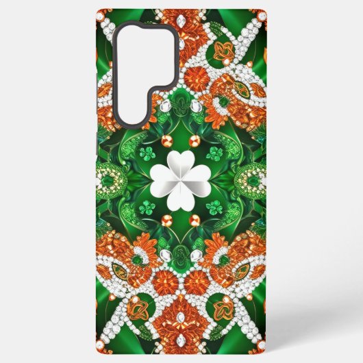 Samsung Galaxy S22 Ultra Coque Couleurs irlandaise (Verso)