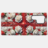 Samsung Galaxy S22 Ultra Coque Rose anglais (Verso Horizontal)