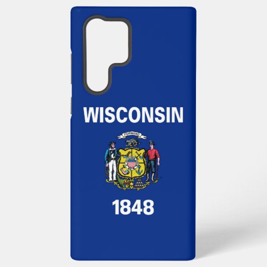 Samsung Galaxy S22 Ultra Coque Wisconsin State (Verso)