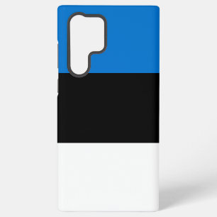 Samsung Galaxy S22 Ultra Hoes met Estse vlag Hoesje
