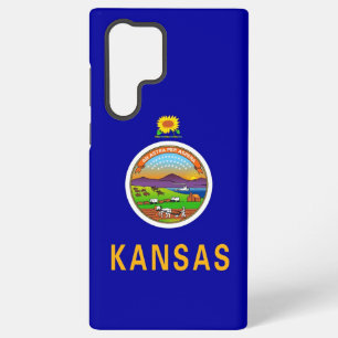 Samsung Galaxy S22 Ultra Hoesje Vlag van Kansas