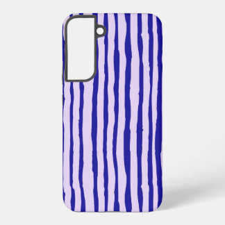 Samsung Galaxy telefoonhoesje blauwe strepen Hoesje