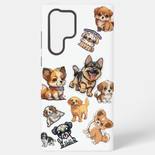Samsung Galaxy Un mignon 🤩 petit chiot 🐾 chien errant Coque S