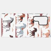 Samsung telefoonhoesje met abstracte afbeeldingen. samsung galaxy hoesje (Achterkant horizontaal)