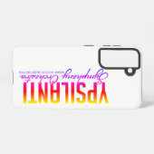 Samsung YSO Kleur Logo Telefoon Case Samsung Galaxy Hoesje (Achterkant horizontaal)