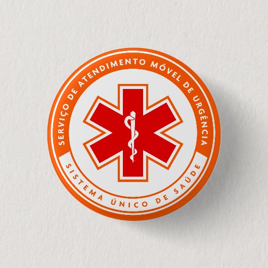 SAMU192 RONDE BUTTON 3,2 CM (Voorkant)