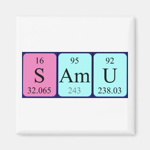 Samu periodieke lijstnaam magnet magneet