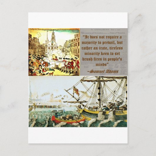 Samuel Adams Briefkaart (Voorkant)