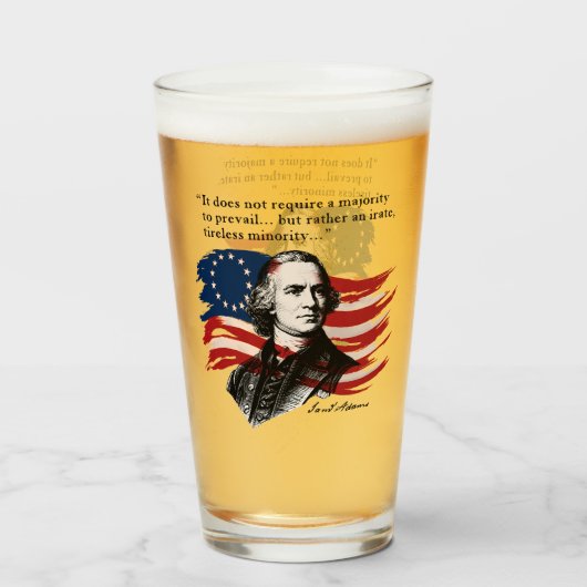 Samuel Adams Glas (Voorkant gevuld)