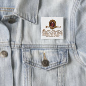 Samuel Adams, Irate en Tireless Guy Vierkante Button 5,1 Cm (In situ)
