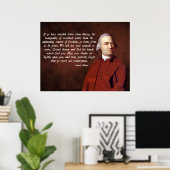 Samuel Adams Liberty Poster (Thuiskantoor)