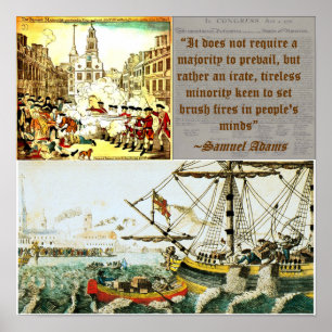 Samuel Adams - Opstand in Boston Poster