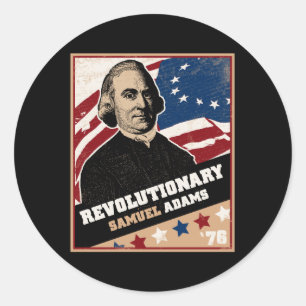 Samuel Adams Revolutionaire Strijders Ronde Sticker