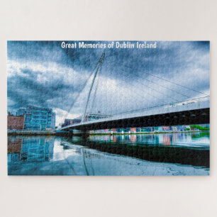 Samuel Beckett Bridge Dublin. Jigsaw Puzzle