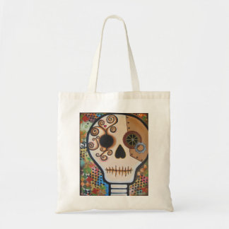 "Samuel" Dag van de dode schedel Tote Bag