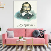 Samuel de Champlatte Canvas Afdruk (Insitu (Woonkamer))
