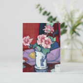 Samuel John Peploe Roses, Chinese Vase Briefkaart (Staand voorkant)